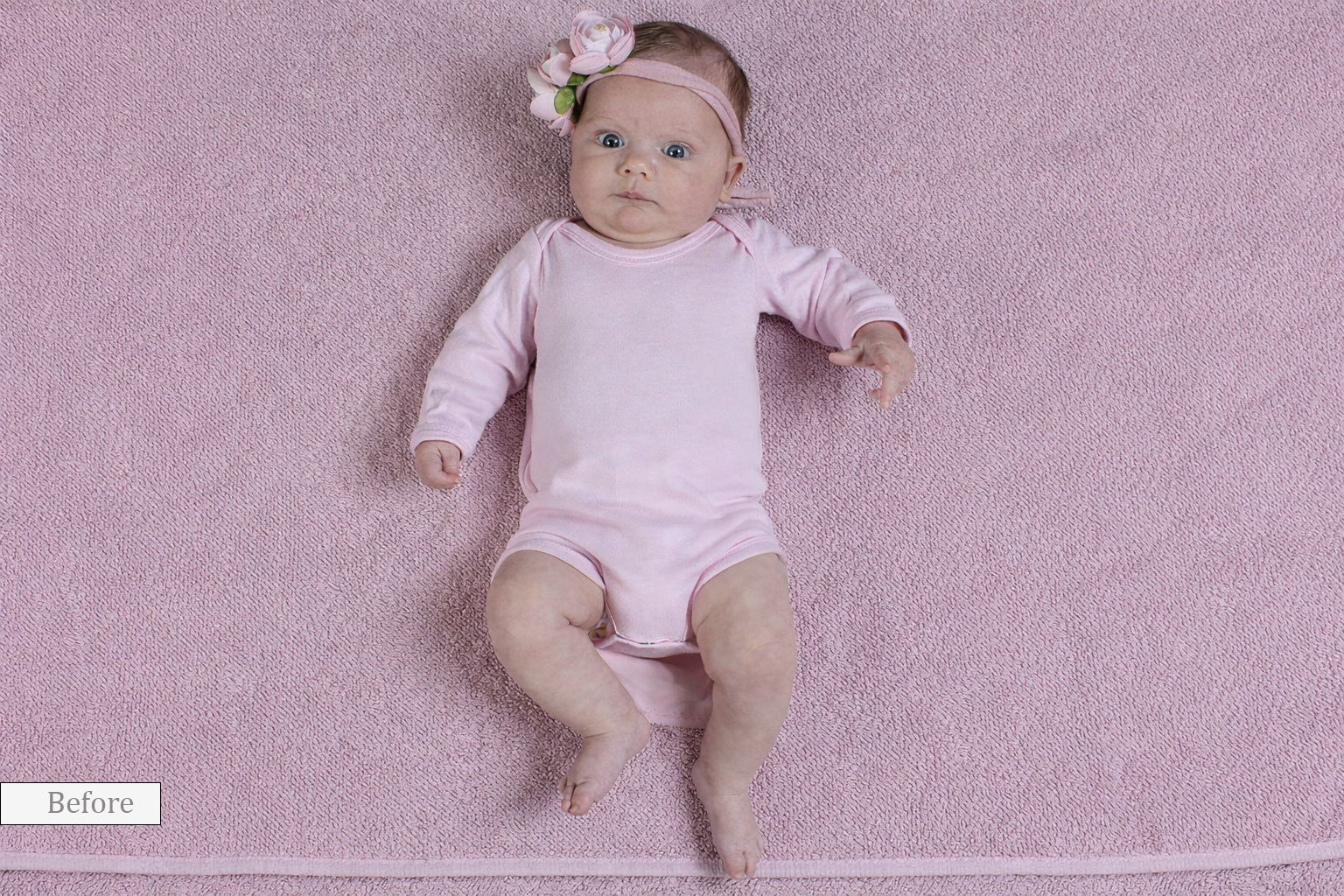 Newborn Photo Editing Before