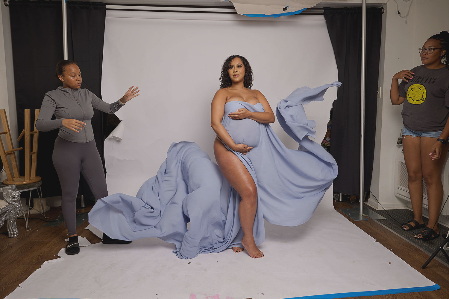 Maternity Photo Retouching Before images