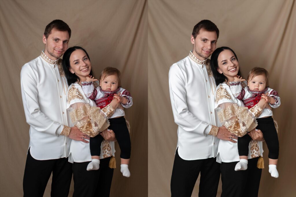 family Photo creative retouching