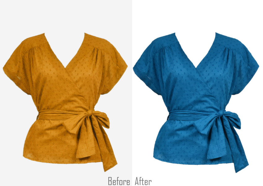 Change Color Before & After Photo