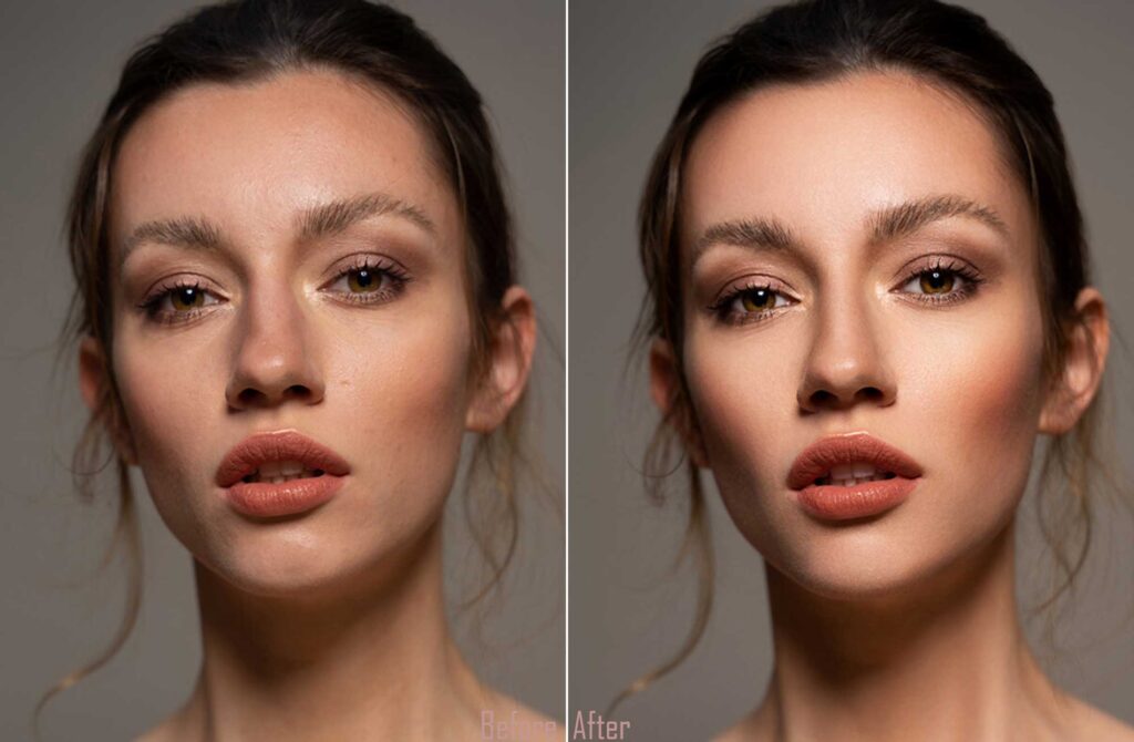 Dramatic Photo Retouching Before & After Photo