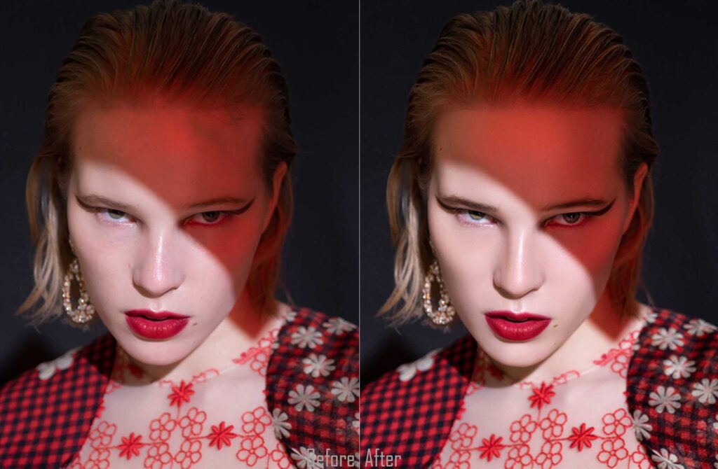 Fashion Digital Retouching Before & After Photo
