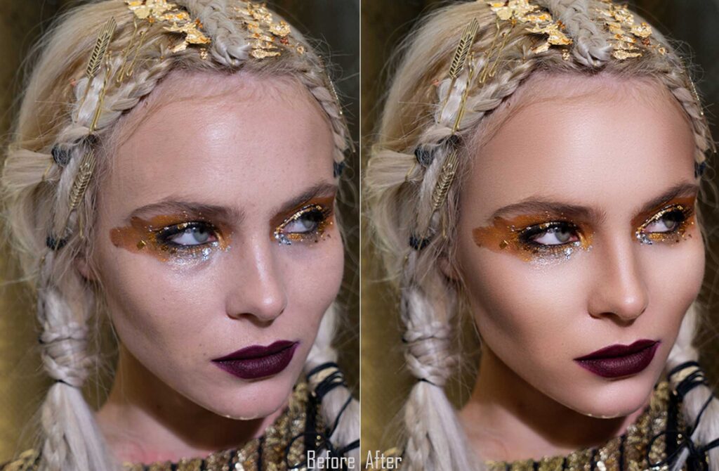 Glamour & Beauty Retouching Before & After Photo