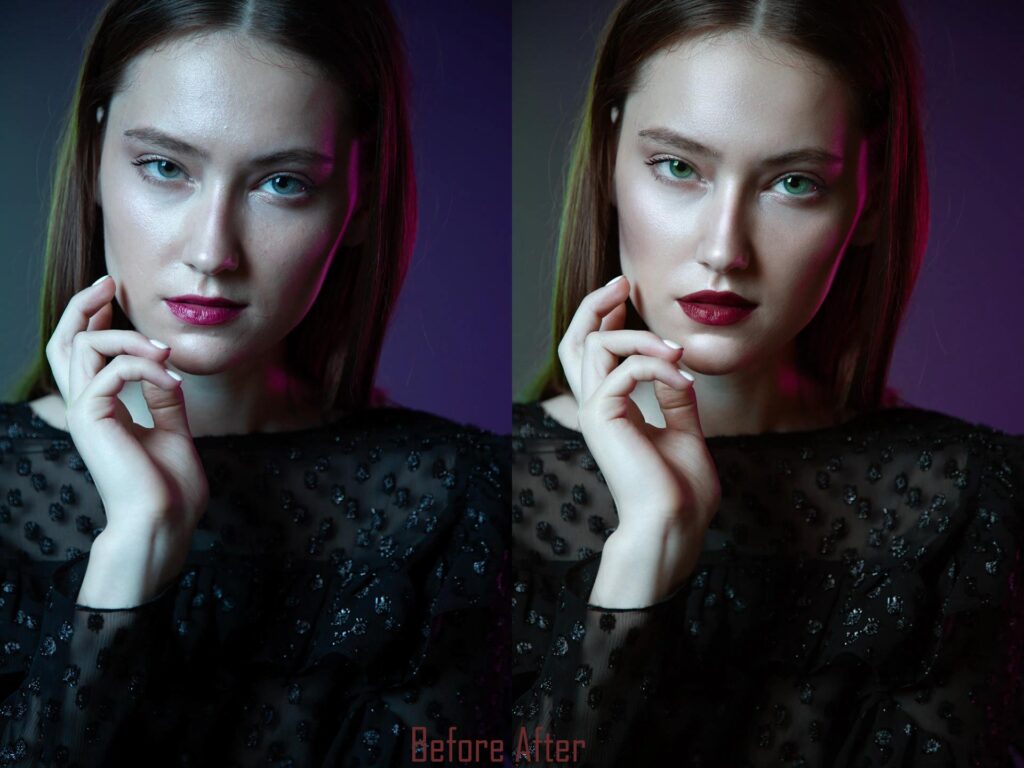 Hair-Makeup-Retouching Before & After Photo